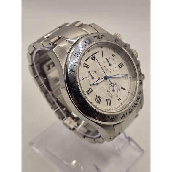 Swiss Legend Stainless Steel Chrinograpgh Men's Watch. 6.75" Band. - Picture 3 of 14
